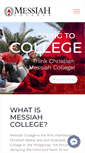 Mobile Screenshot of messiahcollege.ph
