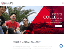 Tablet Screenshot of messiahcollege.ph